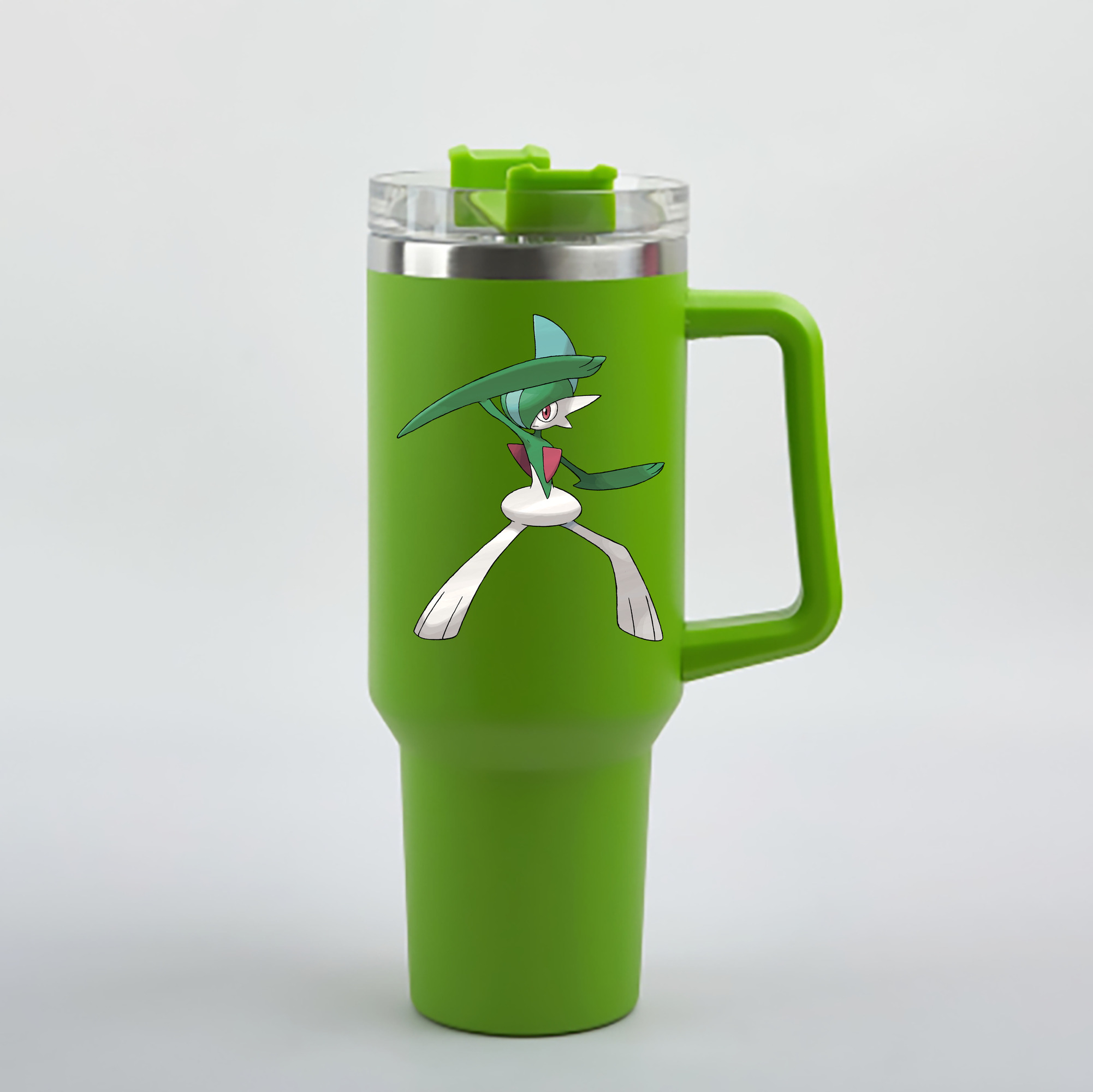 （画像用） ポケットモンスター Pokémon 1200mL車用タンブラー - クリスタルステッカー（プラスチックストロー付き）